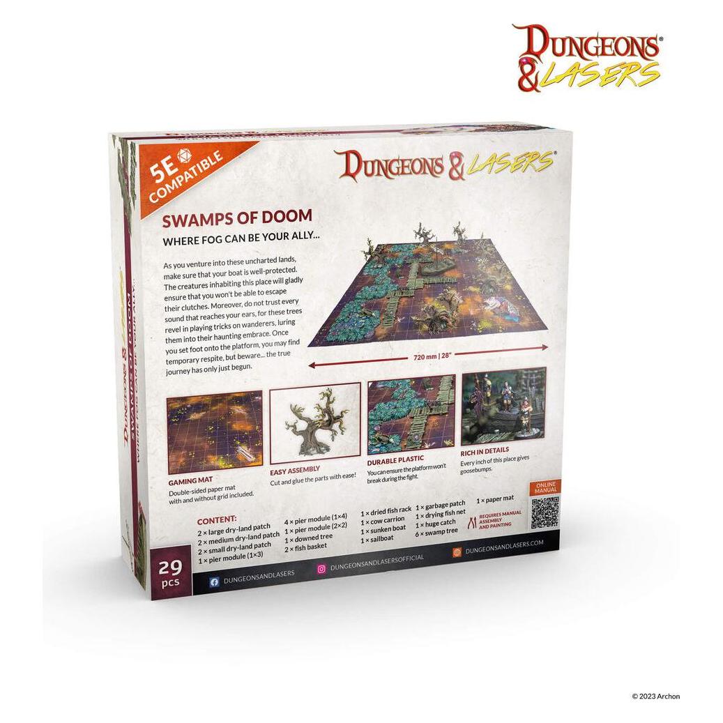 Archon Studio Dungeons & Lasers Starter Set: SWAMPS OF DOOM (Kunststoff) (DNL0064)