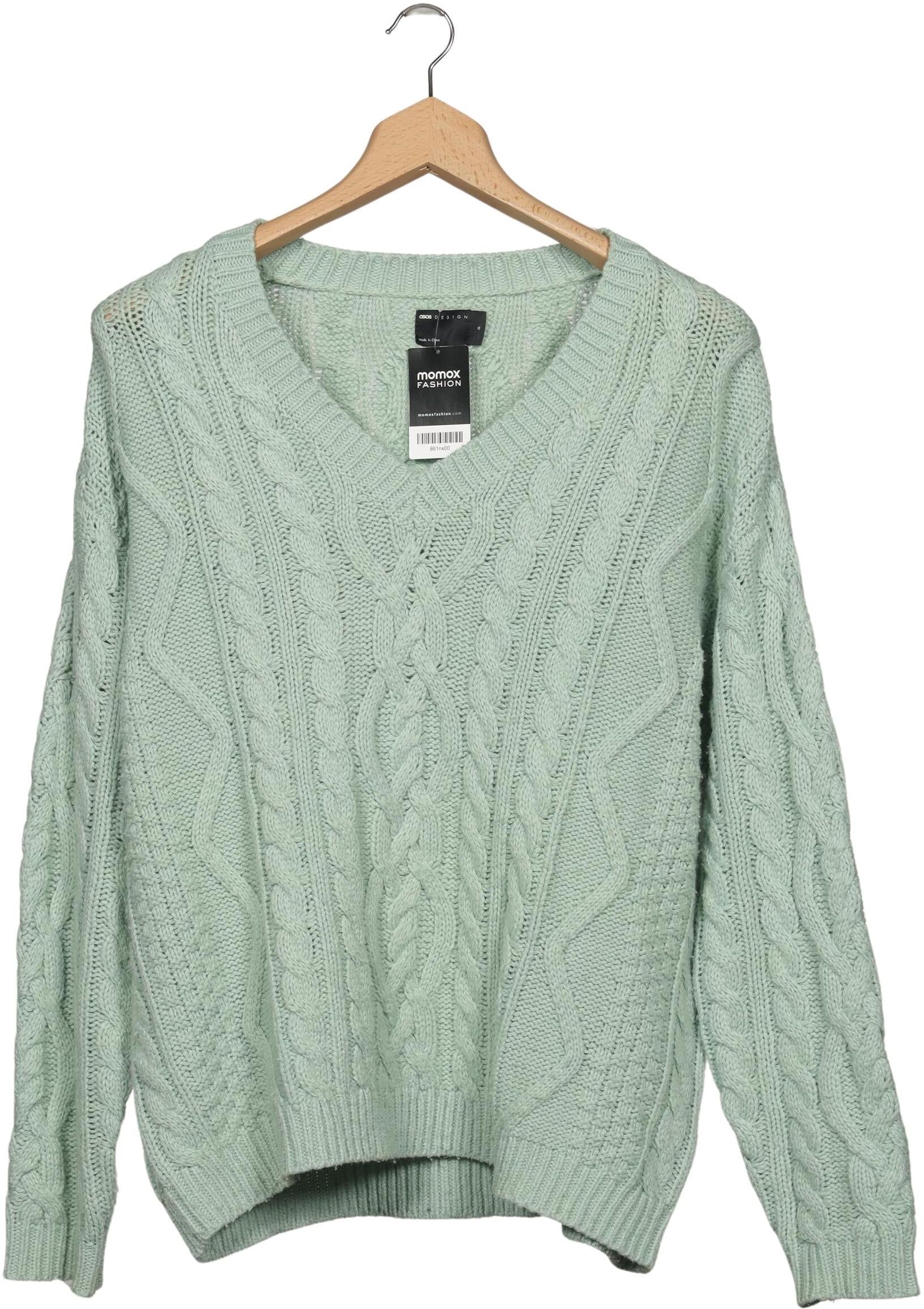 asos Herren Pullover, Hellgrün, Gr. M, Synthetik / Wolle - Second Hand