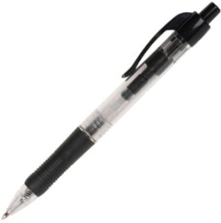 Gama Essencial Caneta Preta   Retrátil   0.7mm
