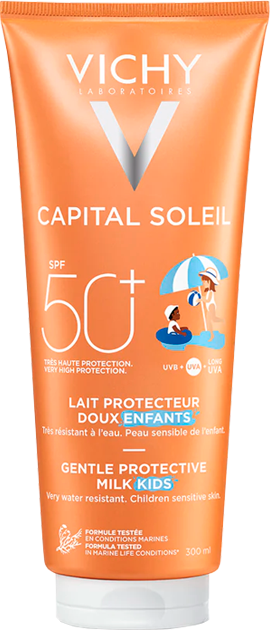 Vichy Capital Soleil Leite Protetor Suave Crianças FPS50+ 300ml