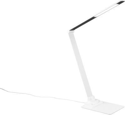 TRIO LED-Tischleuchte TRAVIS, 6,5 W, 650 lm, dimmbar, USB-Ladefunktion, weiß