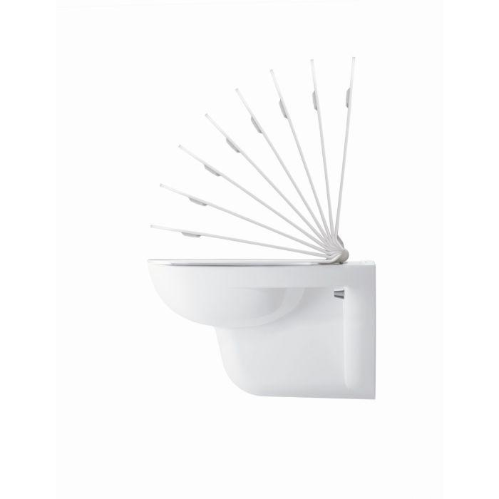 Duravit D-Code Wand Tiefspül WC 2535092000 weiss, HygieneGlaze