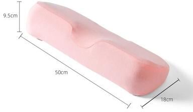 Uplifted Goods Premium Contour Memory Foam Cervical Pillow pink