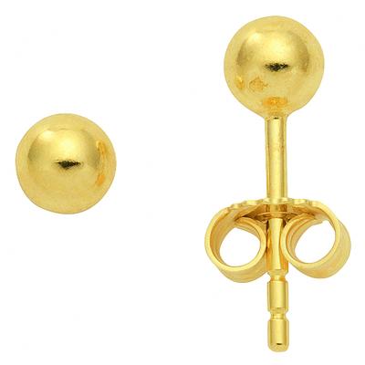 Paar Ohrstecker ADELIA´S "Ohrstecker Ohrringe 585 Gold ( 14K )", gold, Ohrringe, Damen, Damen, Gold, Goldohrringe