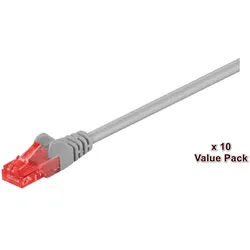MicroConnect UTP Cat6 7m Grey Netzwerkkabel Grau (UTP, CAT6, 7 m), Netzwerkkabel
