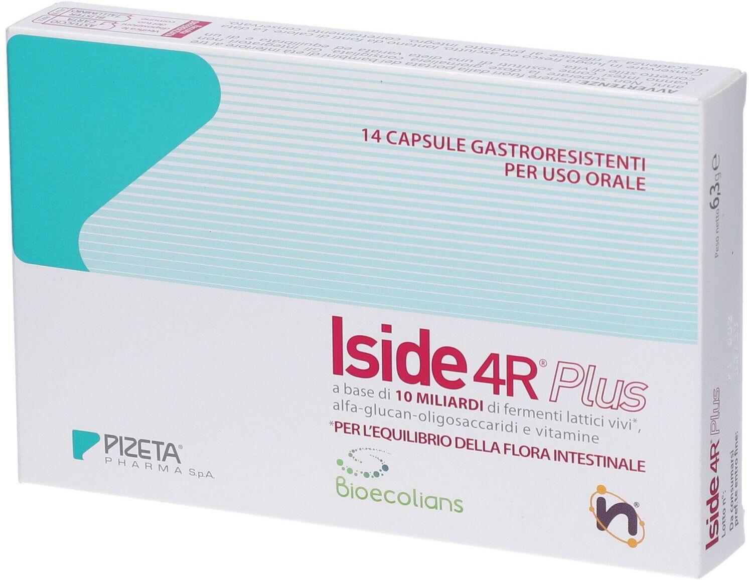 PIZETA PHARMA SpA Iside 4R Plus, 14 Capsule Gastroresistenti