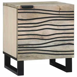 vidaXL Nachttische Natur 40 x 33.5 x 46 cm