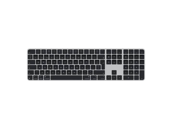 Apple Magic, Avec fil &sans fil, USB + Bluetooth, QWERTY, Noir MXK83B/A