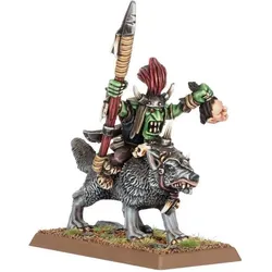 Games Workshop Warhammer ToW - Orc & Gobelin Tribus Chefs Gobelins sur Loup (Kunststoff, Metall)