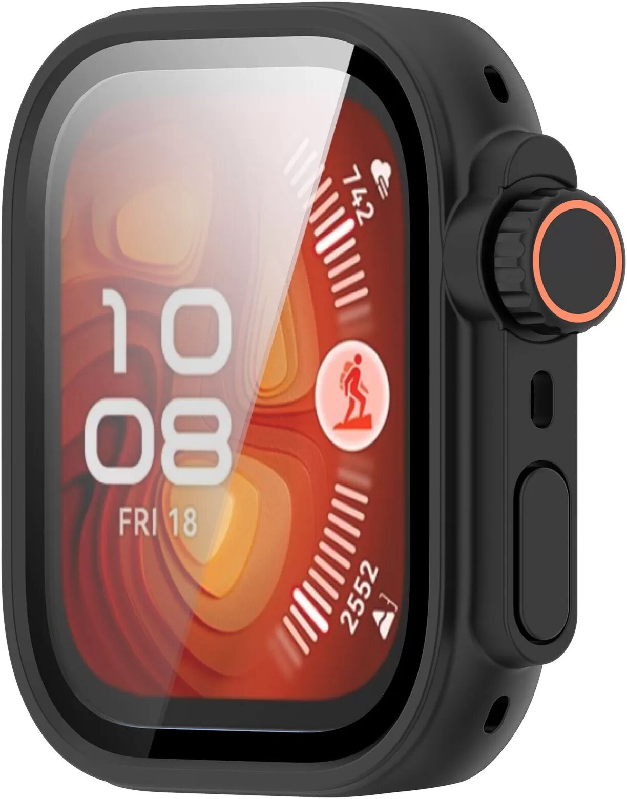 INF Boîtier de Conversion Huawei Watch Fit 4 vers Apple Ultra 2 Le noir