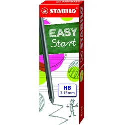 Stabilo, Bleistiftminen, Minen zum Nachfüllen - EASYergo 3.15 Nachfüllminen - 15 x 6er Pack im Display - Härtegrad HB (15 Stk., 3.15 mm, HB)