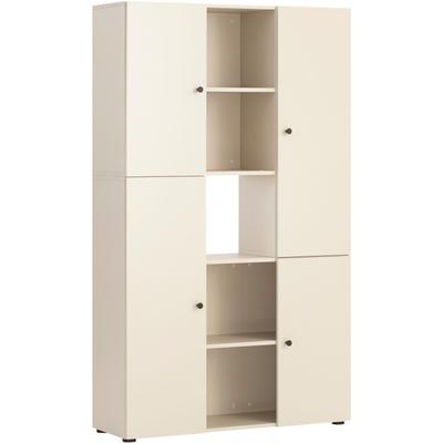 Raumteiler SCHILDMEYER "Lovund, Raumteiler, Made in Germany, B: 104 cm", beige (cremebeige), B:104,3cm H:106,2cm T:34,7cm, Holzwerkstoff, Regale, Raumteiler, Solide Verarbeitung - Dieses Produkt ist in Deutschland gefertigt