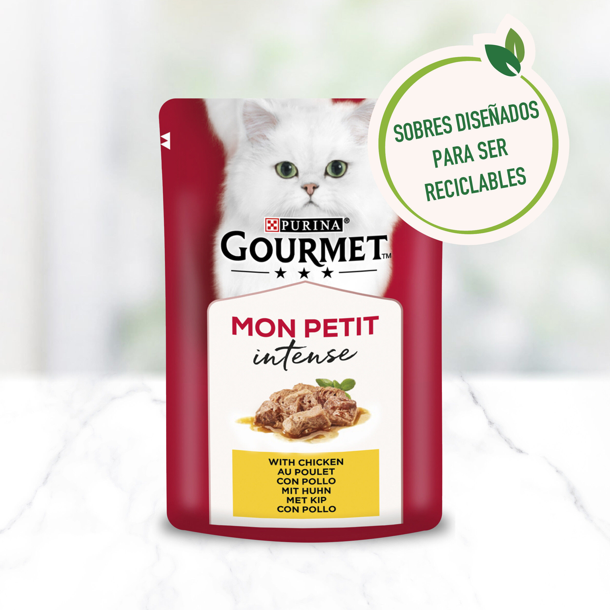 Purina Gourmet Mon Petit Selección de Aves Sobres para Gatos 6 x 50 gr