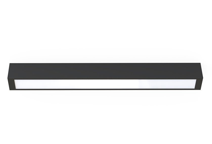 Nowodvorski Straight LED plafondlamp, zwart, modern design