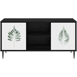 vidaXL, TV Möbel, Mackenried (Grünes Blättermuster) (33 x 102 x 51 cm)