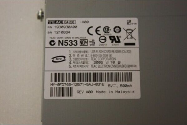 Dell Dimension 5150C Card Reader FD746 0FD746