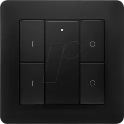 ECO-DIM 10013 - Funkschalter Zigbee, schwarz, universal, 2 Gruppe