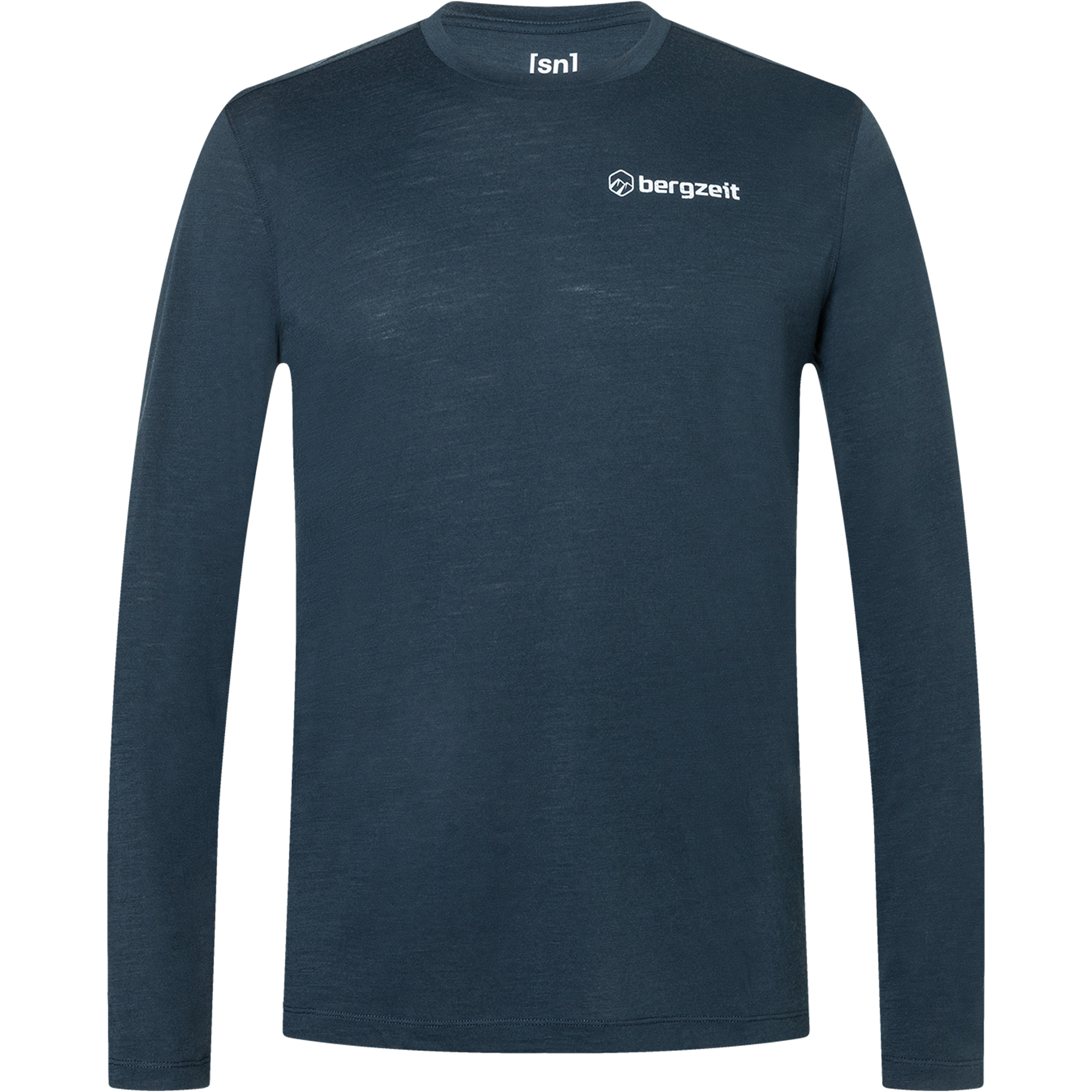 Super.Natural Bergzeit Split Decision Herren Longsleeves blau Größe XXL Trekking Hautfreundlich Merinowolle