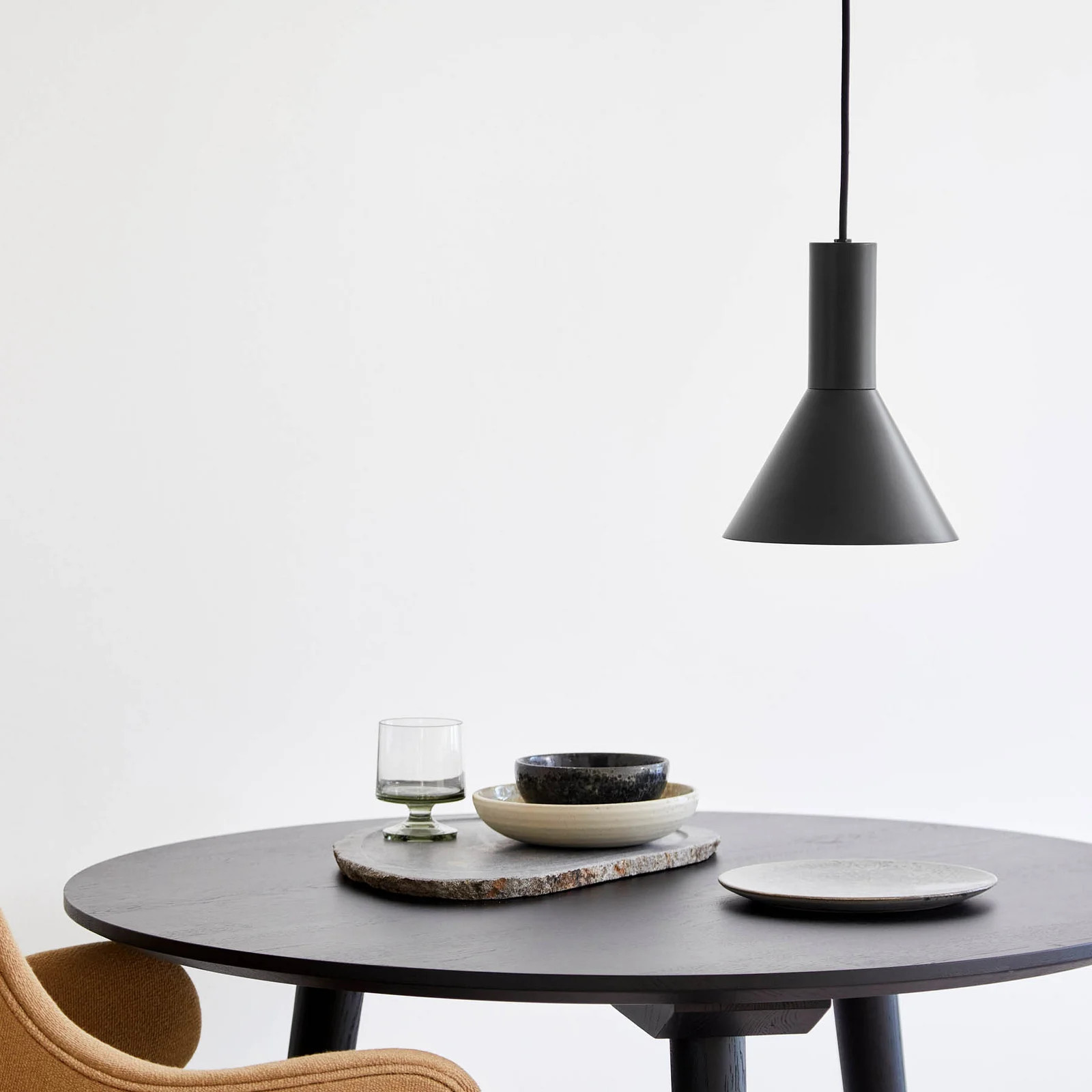 FRANDSEN Lyss hanglamp zwart metaal
