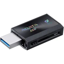 Adata SSD 1.0TB External SC730 U3.2 Gen2 Black (1 TB), Externe SSD, Schwarz