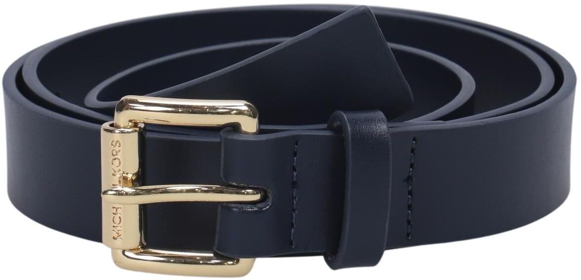Michael Michael Kors Damen Gürtel, Marineblau, Gr. 70, Leder - Second Hand