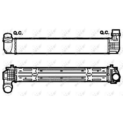 NRF Ladeluftkühler 30287 für RENAULT