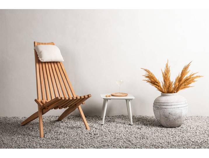 Gartenstuhl Savanna - aus Teakholz in Naturoptik - Holzoptik - Luxusbetten24