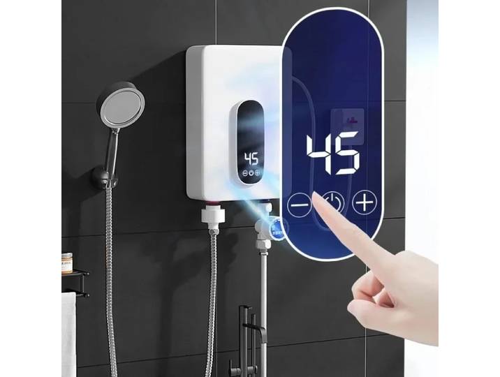 Chauffe-eau instantané 220V, électrique Compact sans réservoir, pour salle de bains, toilettes, économie d'énergie, Solution sur demande