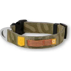 Woolly Wolf - Roam Collar Green Ripple - 25-35cm (Hund, Allgemein, Spazieren), Halsband + Leine