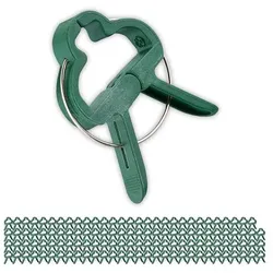 relaxdays 120er-Set Pflanzenclips groß