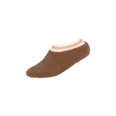 Socken S.OLIVER, Damen, Gr. 41-42, braun lentil, Obermaterial: 100% Polyester, Socken Socken, Hausschuh-Socken, mit Teddy-Charakter