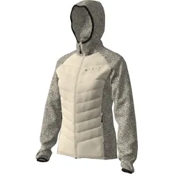 Mode&Accessoires HALTI HALTI Damen Streams W hybrid knit layer jacket - Fog Beige Melange - 44