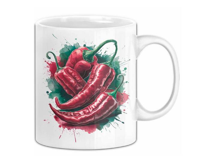 Trendation Tasse Chili Tasse Geschenk für Scharfesser Lustiger Spruch