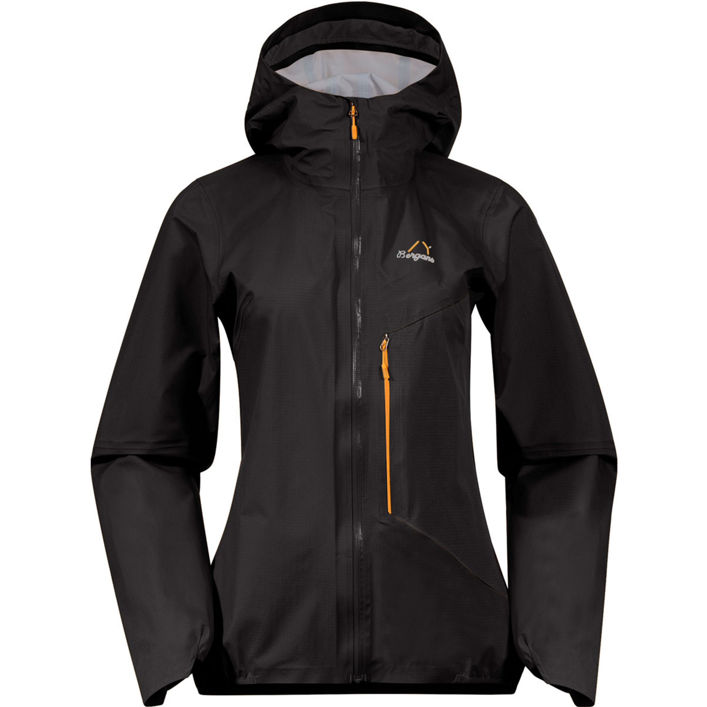 Bergans Y LightLine Air 3L Shell Damen Regenjacke grau Größe L Trekking Widerstandsfähig Wasserabweisend