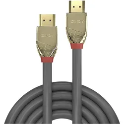 Lindy HDMI (Typ A) — HDMI (Typ A) (3 m), Videokabel, Gold