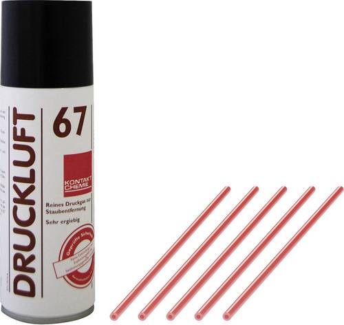 Kontakt Chemie DRUCKLUFT 67 Druckluftspray nicht brennbar, inkl. 5 Sprühröhrchen 400ml