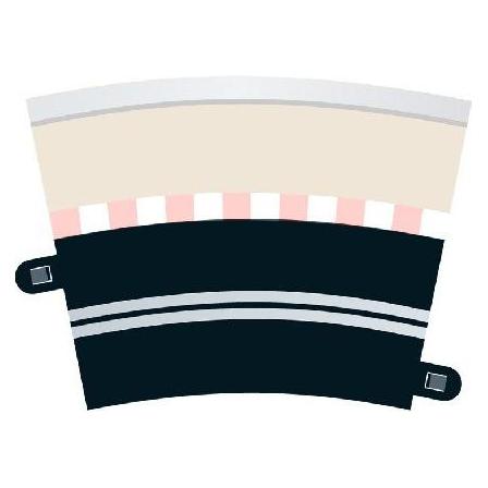 Scalextric Single Curve 22,5 4 Stück (C7017)
