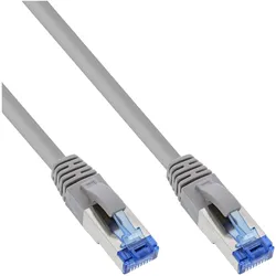 InLine 25er B-Pack Patchkabel S/FTP PiMf Cat.6A halogenfrei grau (S/FTP, CAT6a, 5 m), Netzwerkkabel