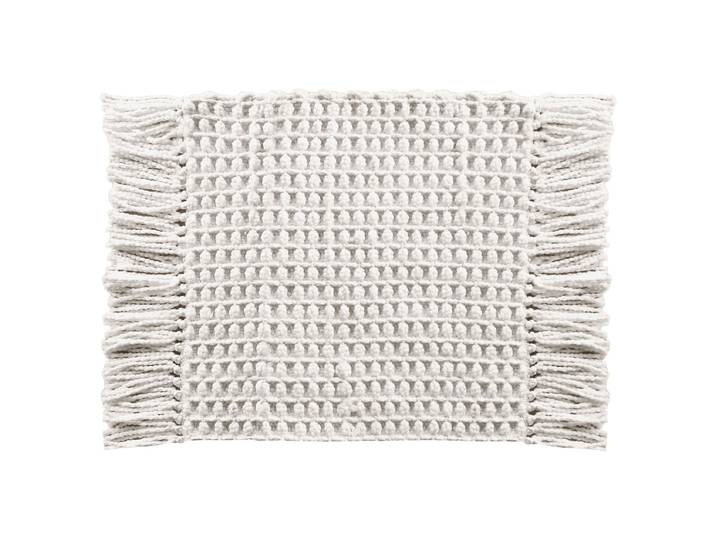 Badematte Madras 60 x 60cm Beige/Altweiß