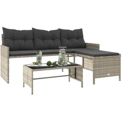 vidaXL, Gartenlounge, Lukenmoor (Glas)