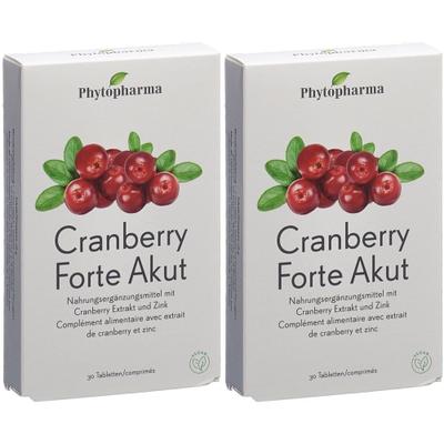 Phytopharma Cranberry Forte Akut Tabl 30 Stkx2 2x30 St Tabletten