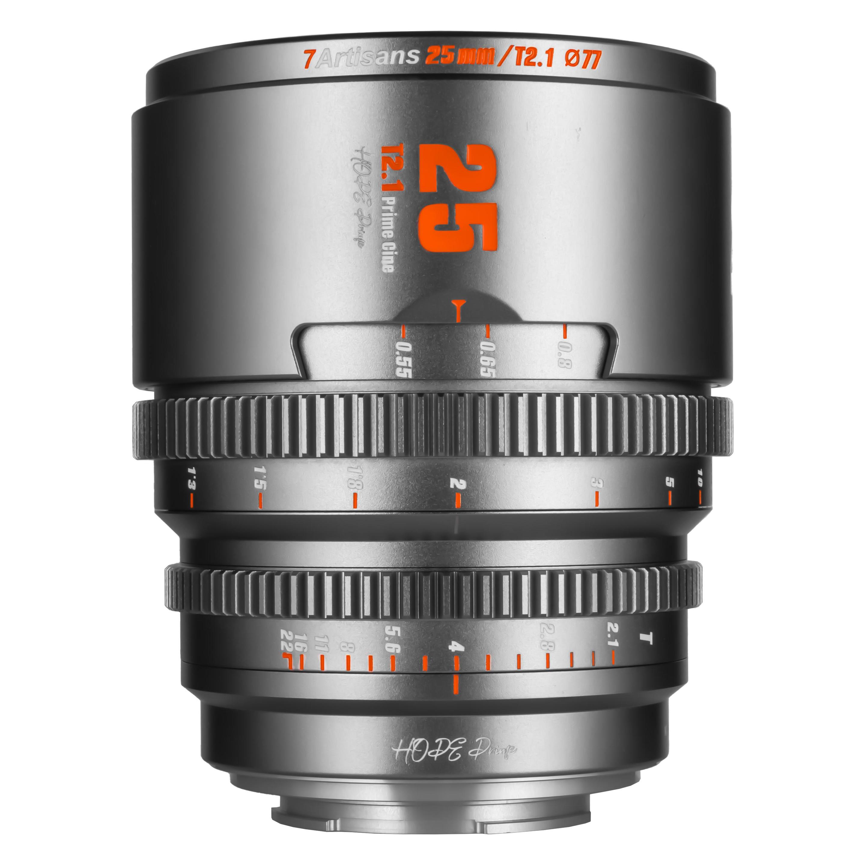 7artisans Festbrennweite 25mm T/2.1 - MFT (25T21TG-M)