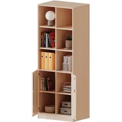 ErgoTray Kombi-Schrank, zweireihig, 5 Ordnerhöhen - evo180 Serie