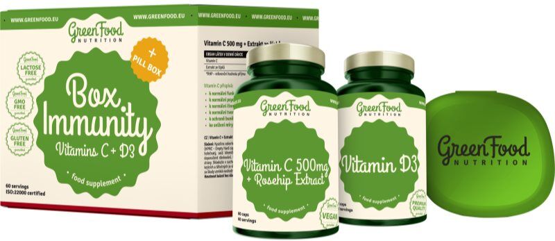 GreenFood Nutrition Immunity Box Coffret cadeau pour soutenir le système immunitaire