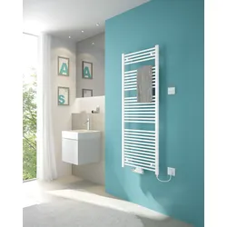 Arbonia Bagnolino-50 Watt Badezimmer-Heizkörper, 1448x899x35mm, weiß RAL 9016 seidenglanz, rechts