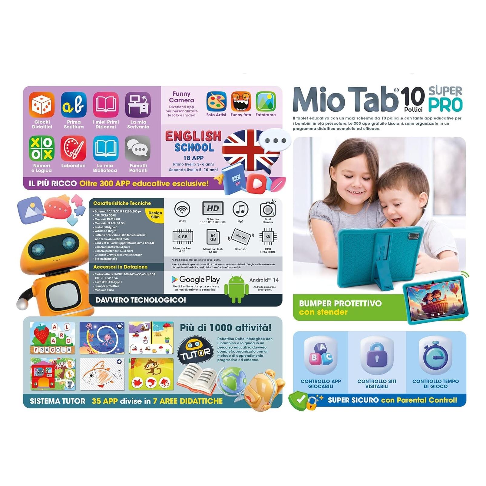 Lisciani Hi Tech Educational Mio Tab 10 Super Pro (108848)