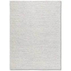 Handwebteppich Lindos 140 x 195 cm Mischgewebe Blau