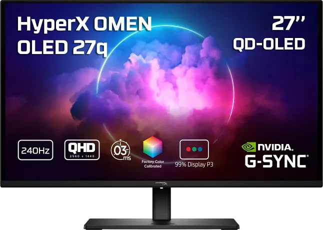 27" HP HyperX Omen 27q
