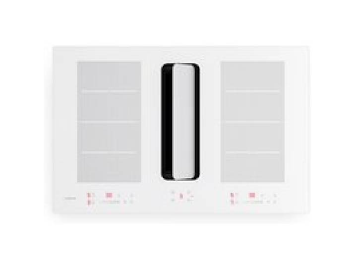 ChefFusion 80cm Plaque Induction avec Hotte Intégrée 4 Feux Blanc