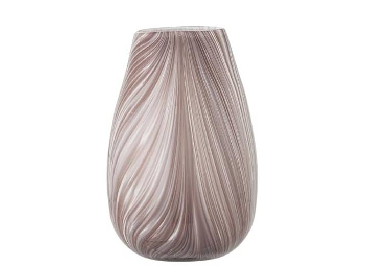 Bloomingville Ennis Vase, Rose, Glas, T14,5xH22,5 cm